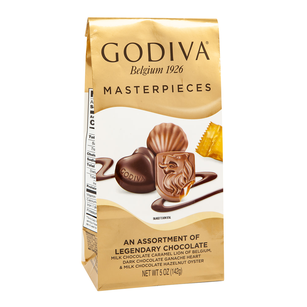 Godiva Masterpiece Assorted Chocolates 5 Oz Bag | Nassau Candy