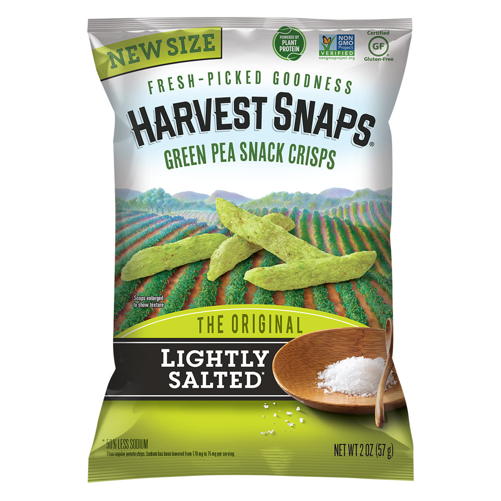 HARVEST SNAPS TWO NEW FLAVORS! ~REVIEW: Caesar Baked Green Pea