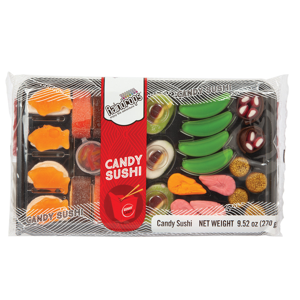 Raindrops Candy Sushi 9.52 oz Tray | Nassau Candy