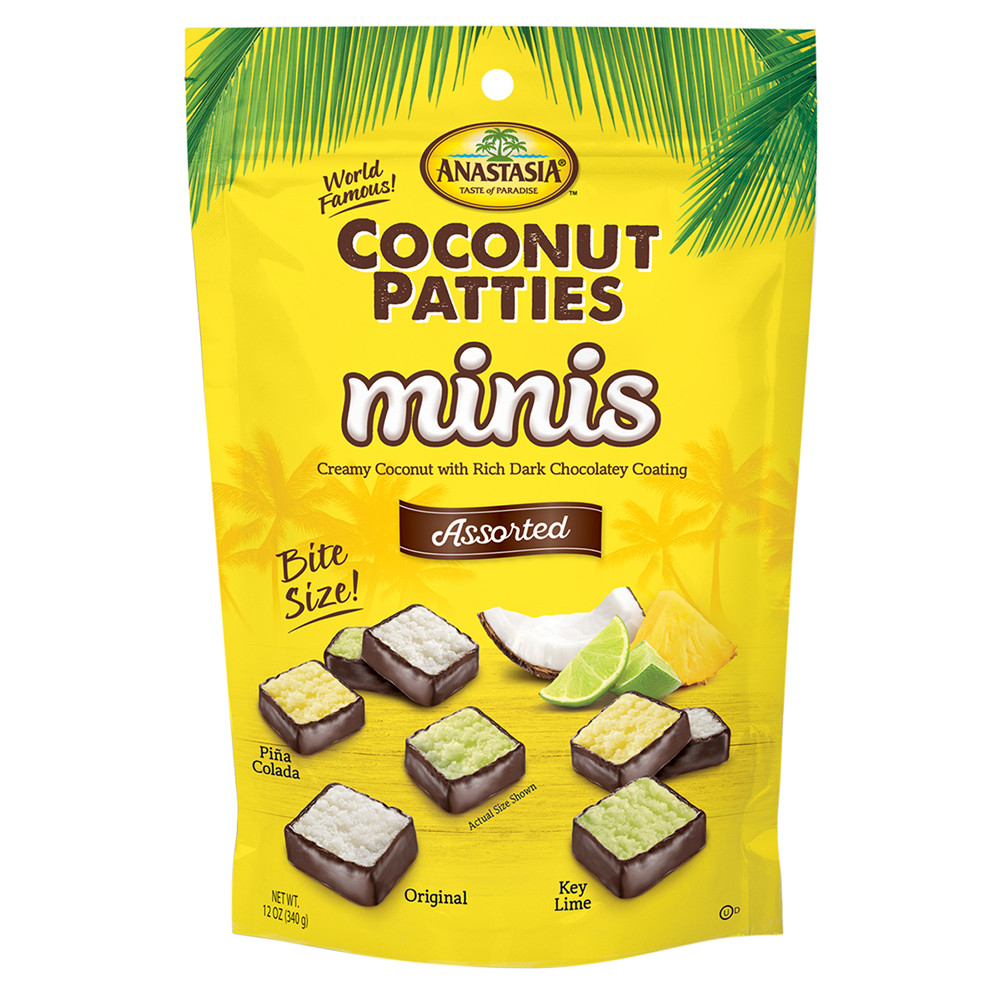 Anastasia Assorted Mini Coconut Patties | Nassau Candy