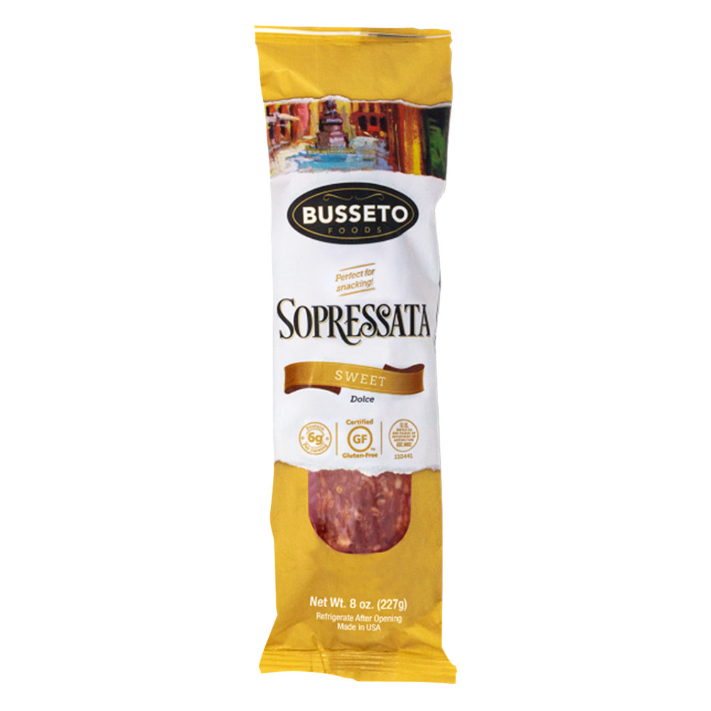 Busseto Dolce Sopressata 8 Oz Vacuum Pack Nassau Candy