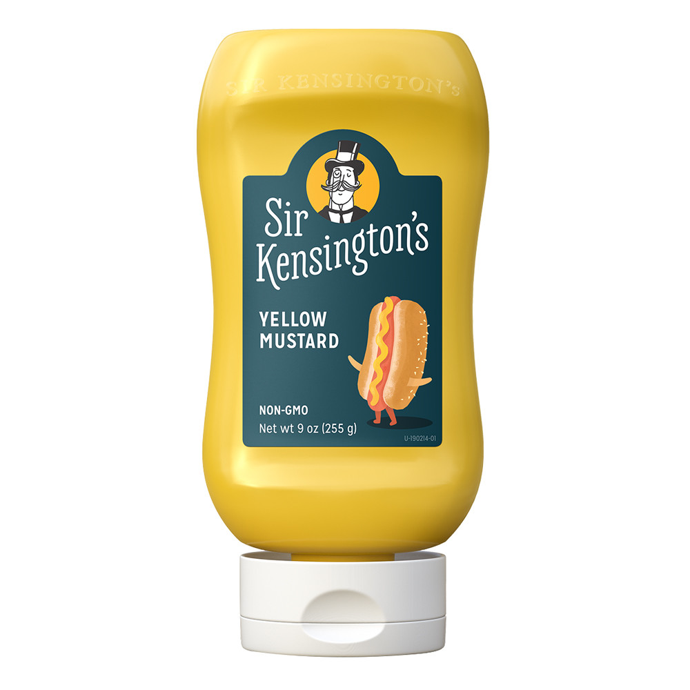 Sir Kensington's Yellow Mustard 9 Oz Squeeze Bottle Nassau Candy
