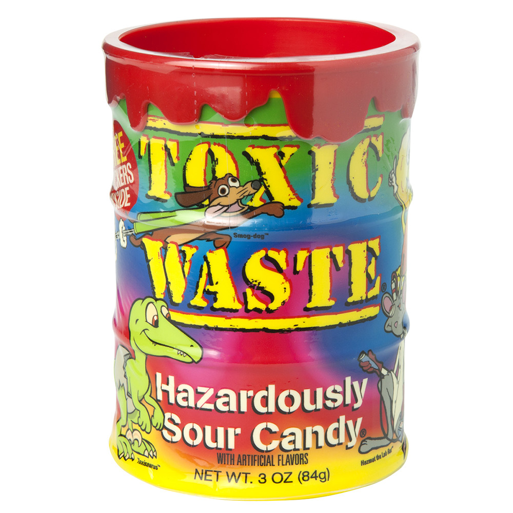 Toxic Waste Sour Candy Bank 3 Oz