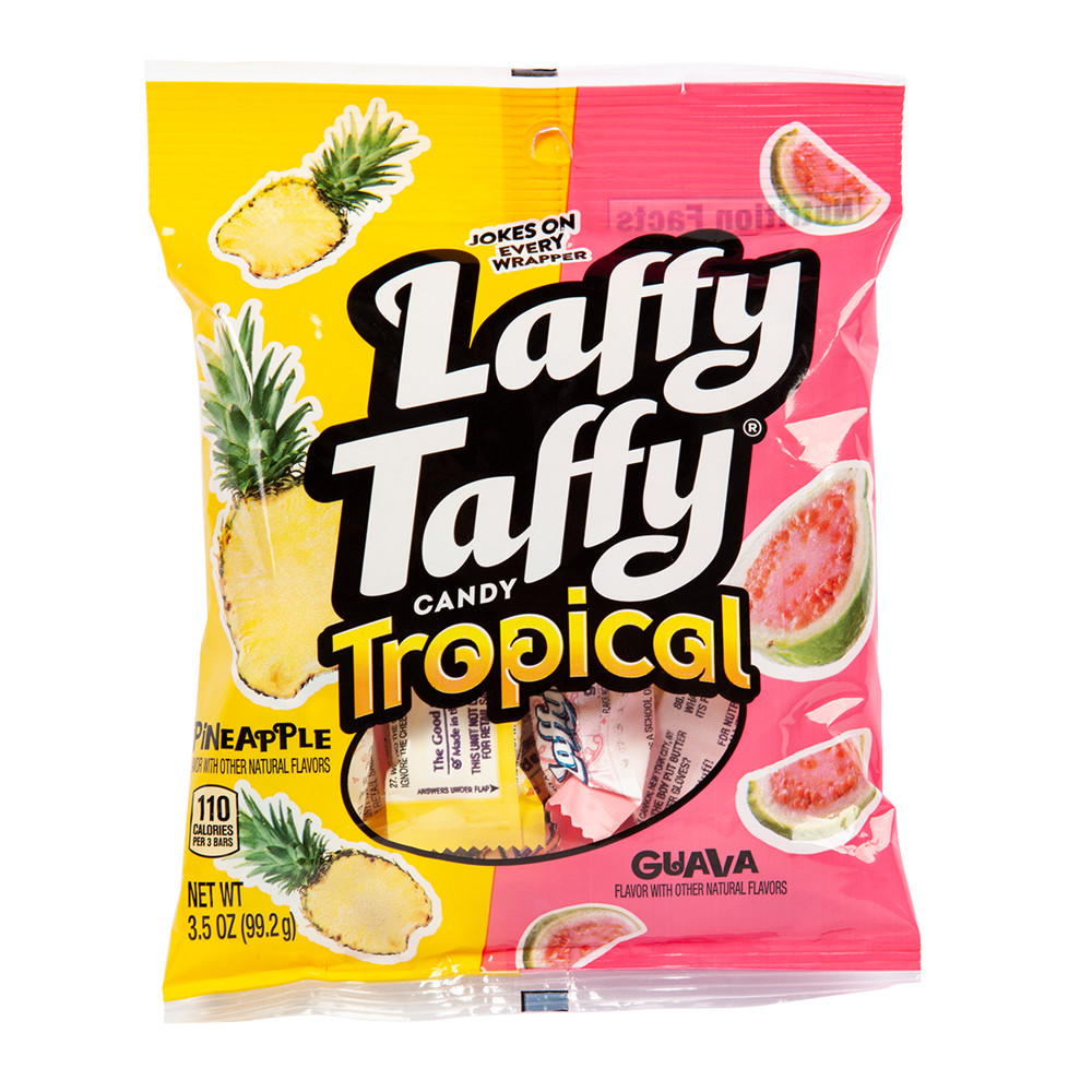 LAFFY TAFFY TROPICAL 3.5 OZ PEG BAG