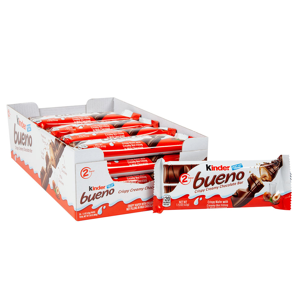 Kinder Bueno Chocolate Wafer Cookies 1 5 Oz