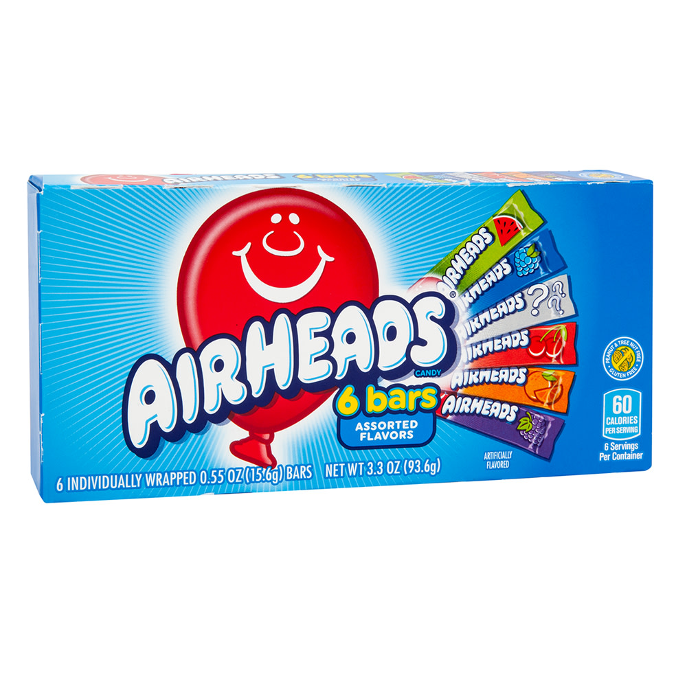 Airheads Theater Box 3.3 Oz Nassau Candy