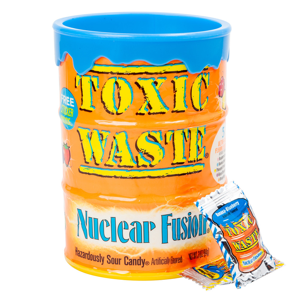 Toxic Waste Red Sour Candy 