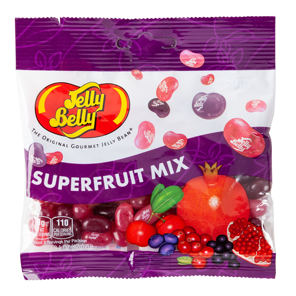 Jelly Belly Superfruit Mix Jelly Beans 3.1 Oz Bag | Nassau Candy