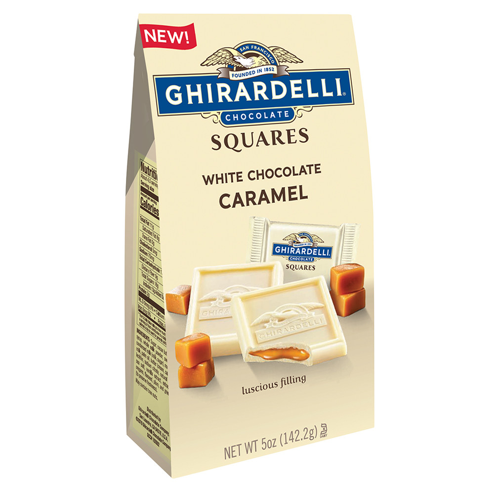 Ghirardelli Square White Chocolate Caramel 5 Oz Pouch | Nassau Candy