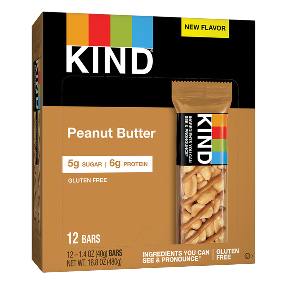 KIND Bar Peanut Butter 1.4 oz Bars Nassau Candy