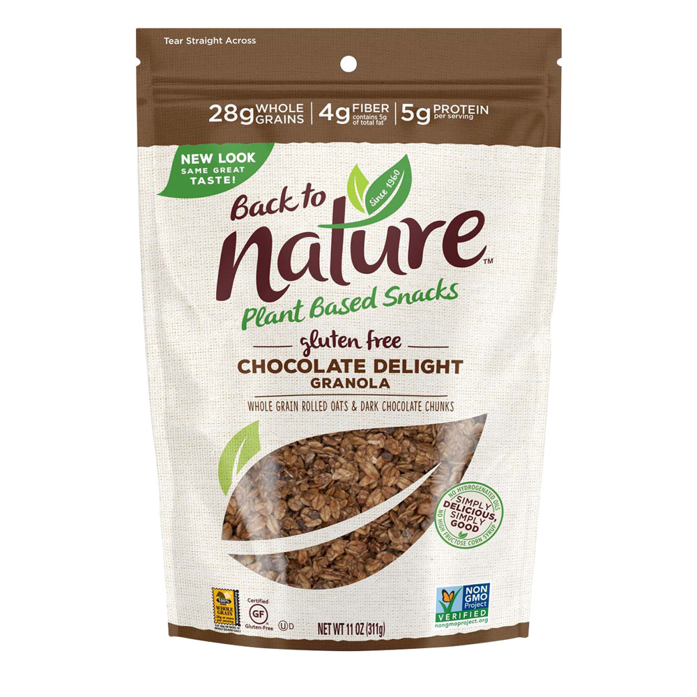 Back To Nature Chocolate Delight Granola 11 Oz Pouch Nassau Candy