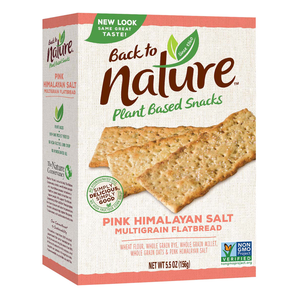 Back To Nature Pink Himalayan Salt Crackers Nassau Candy