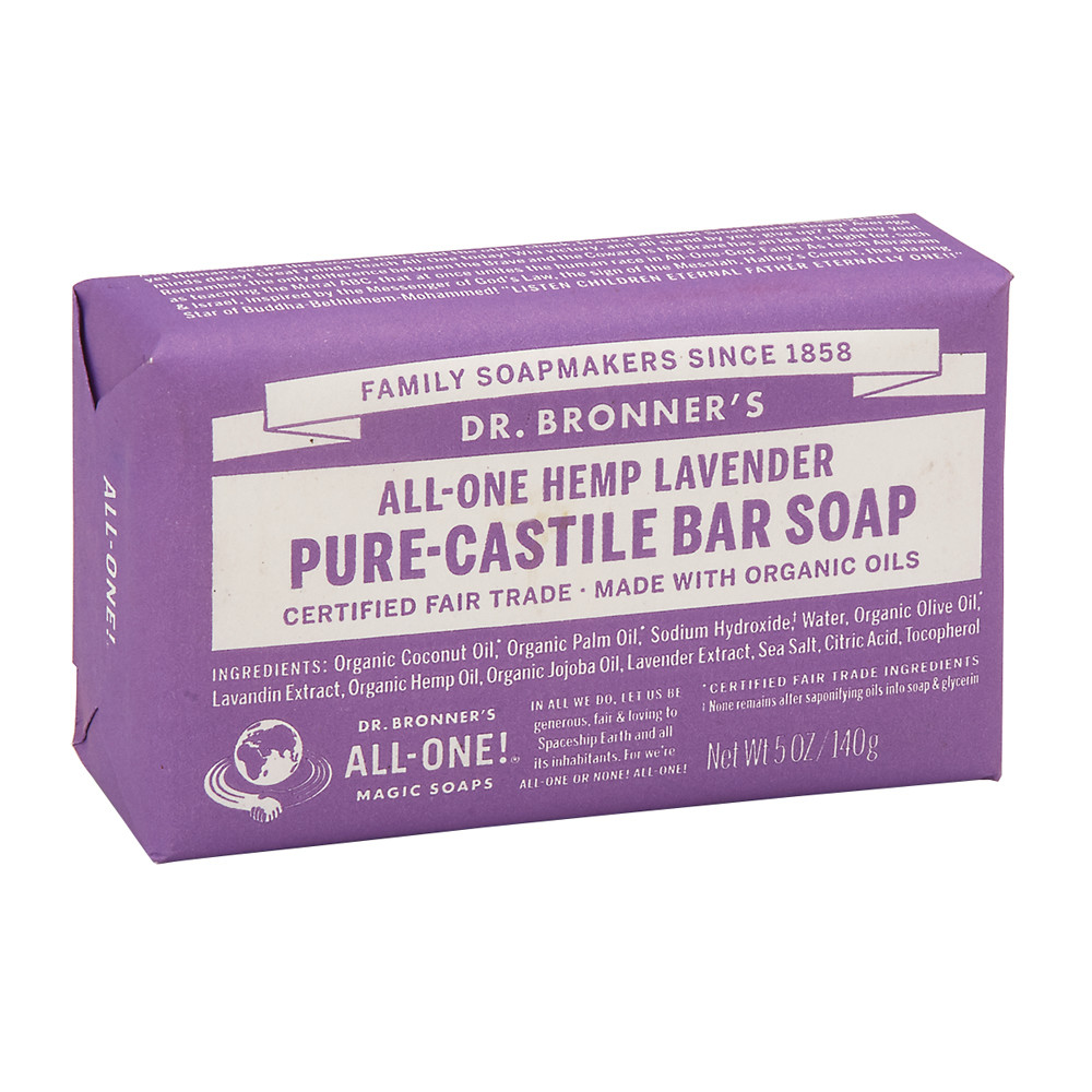 Dr. Bronner's Pure-Castile Bar Soap Lavender - Reviews