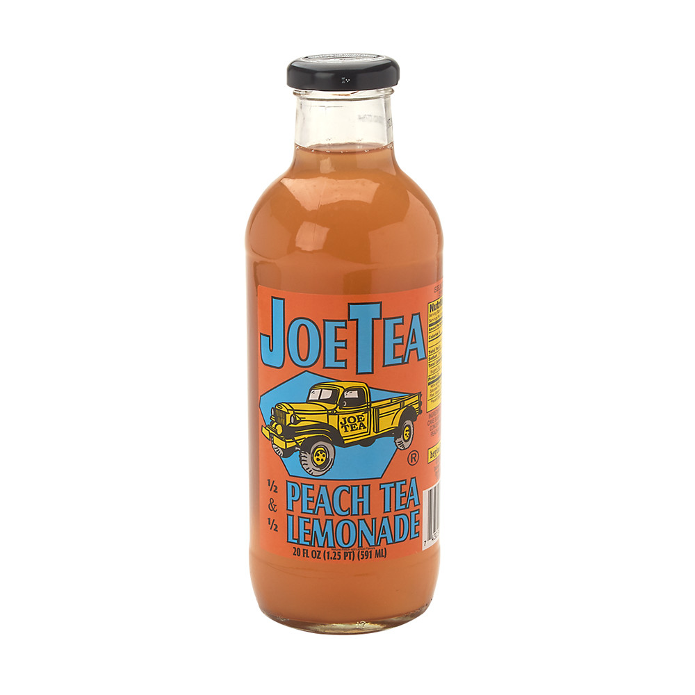 Joe Tea Half & Half Peach Tea 20 oz Bottle Nassau Candy