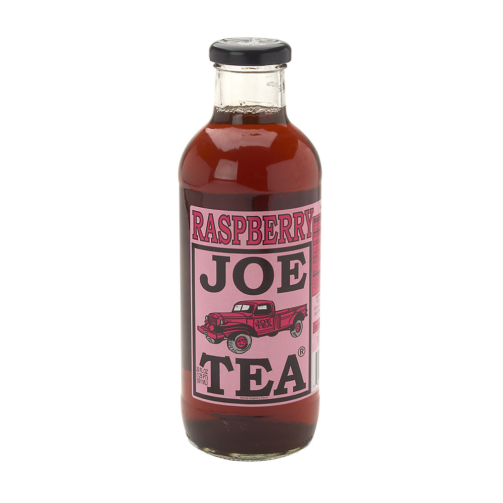 Joe Tea Raspberry Tea 20 oz Bottle Nassau Candy