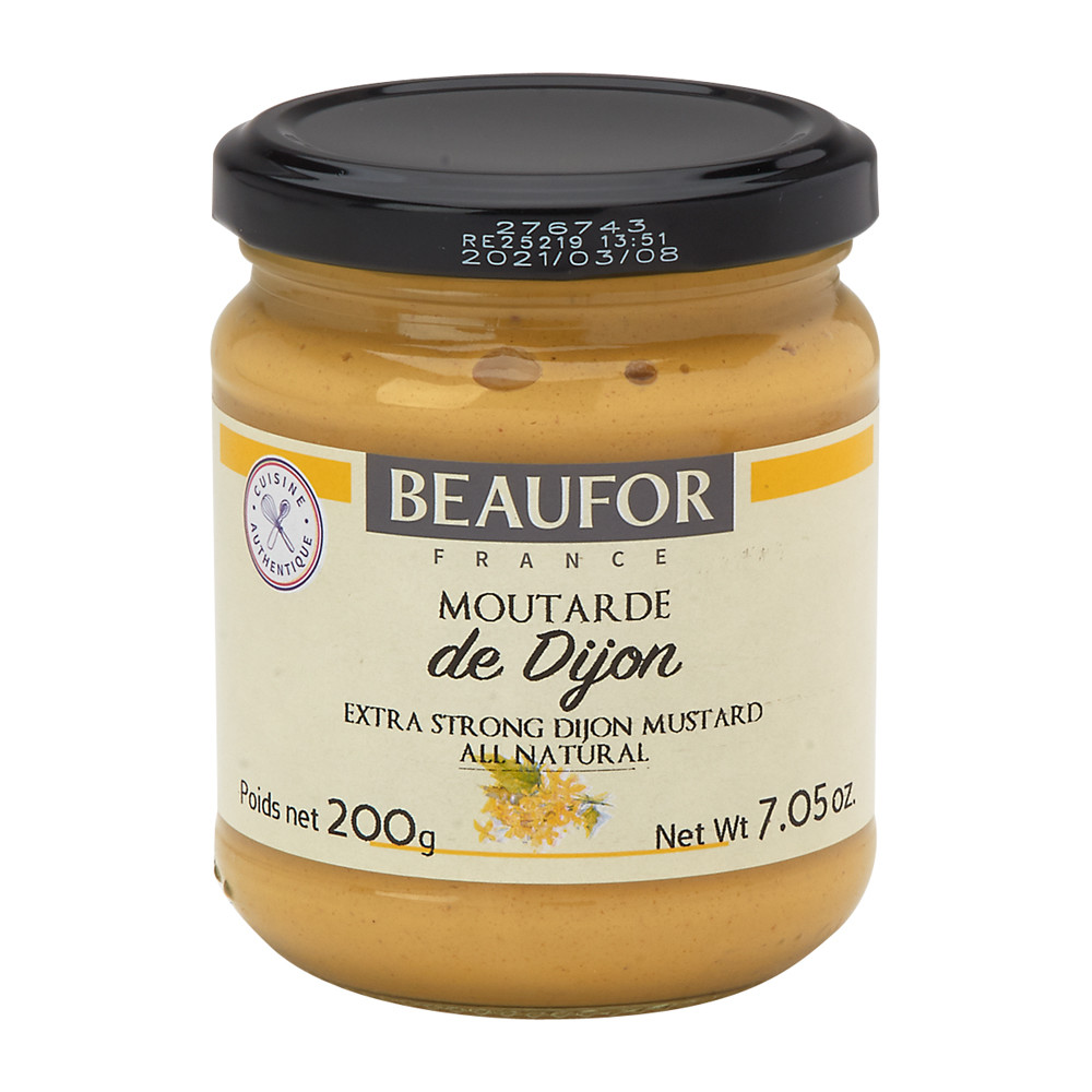 Beaufor Dijon Mustard 7.05 oz Jar Nassau Candy