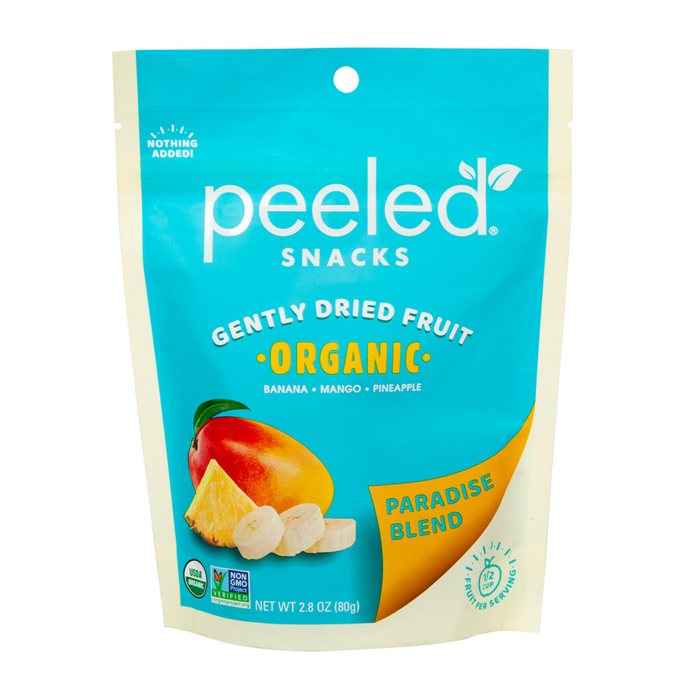 Peeled snacks paradise found banana, mango&pineapple (185889000706)