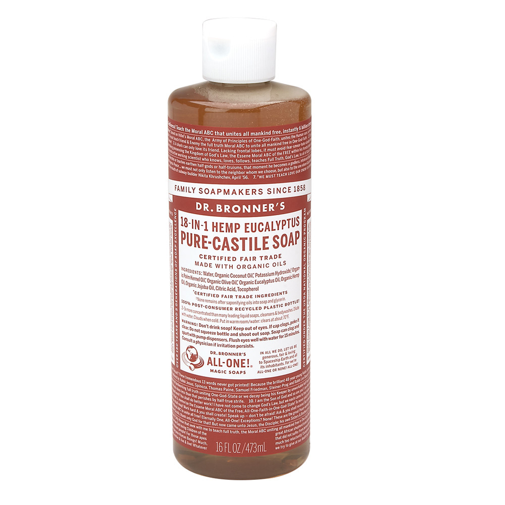 Dr. Bronner's Eucalyptus Soap 16 oz Bottle Nassau Candy