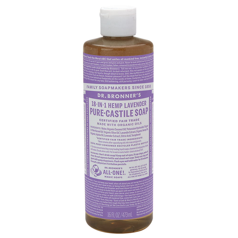Dr. Bronner's Lavender Soap 16 oz Bottle Nassau Candy