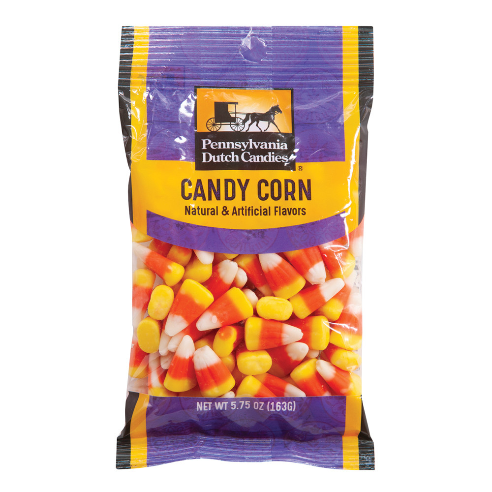 PDC CLEAR WINDOW BAG CANDY CORN PEG BAG 5.75 OZ