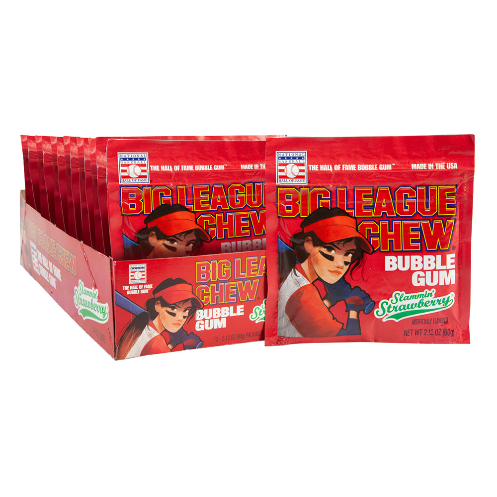 Big League Chew Slammin' Strawberry (2.12 oz.)