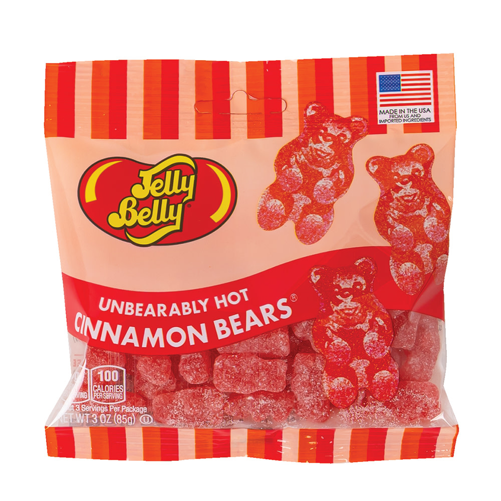 Jelly Belly Cinnamon Bears 3 Oz Bag Nassau Candy