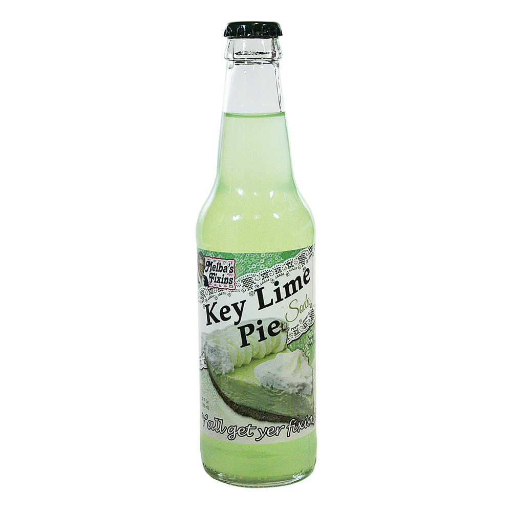 Melba's Fixins Key Lime Pie Soda 12 Oz Bottle Nassau Candy