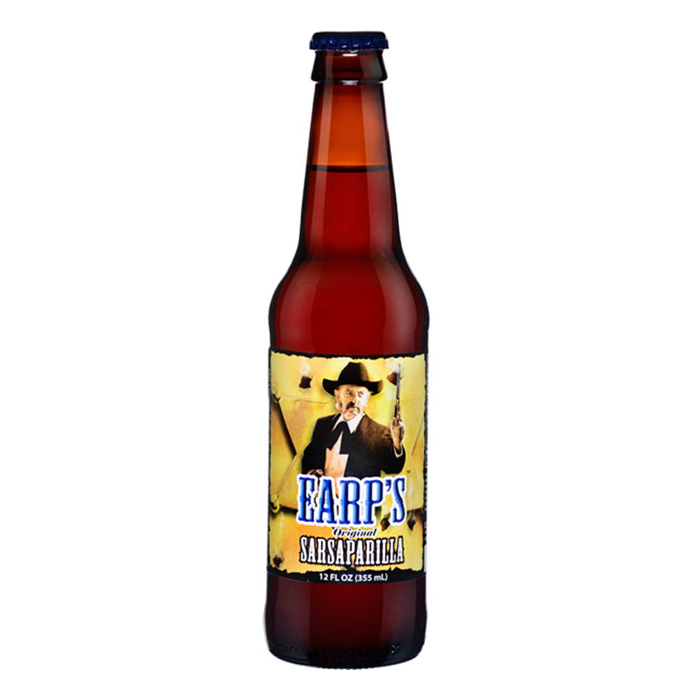 Earp's Sarsaparilla Soda 4 Pack 12 Oz Bottle Nassau Candy