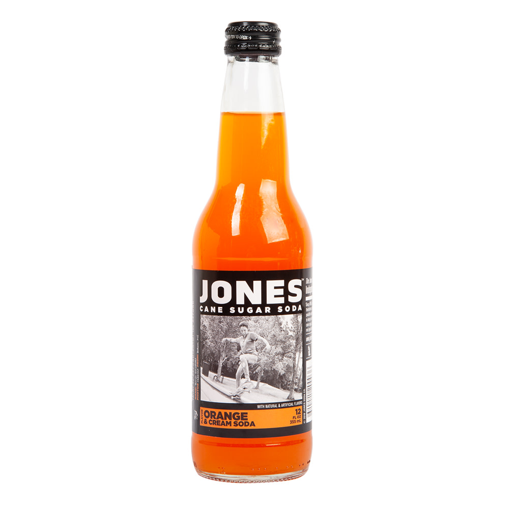 Jones Soda Orange & Cream 4 Pk 12 oz Bottle Nassau Candy