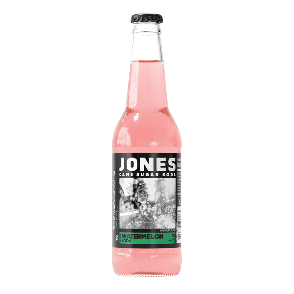 Jones Watermelon Soda 12 oz Bottle Nassau Candy