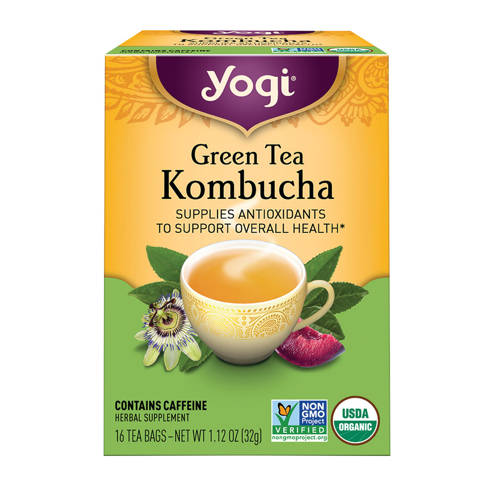 YOGI TEA GREEN KOMBUCHA 16CT