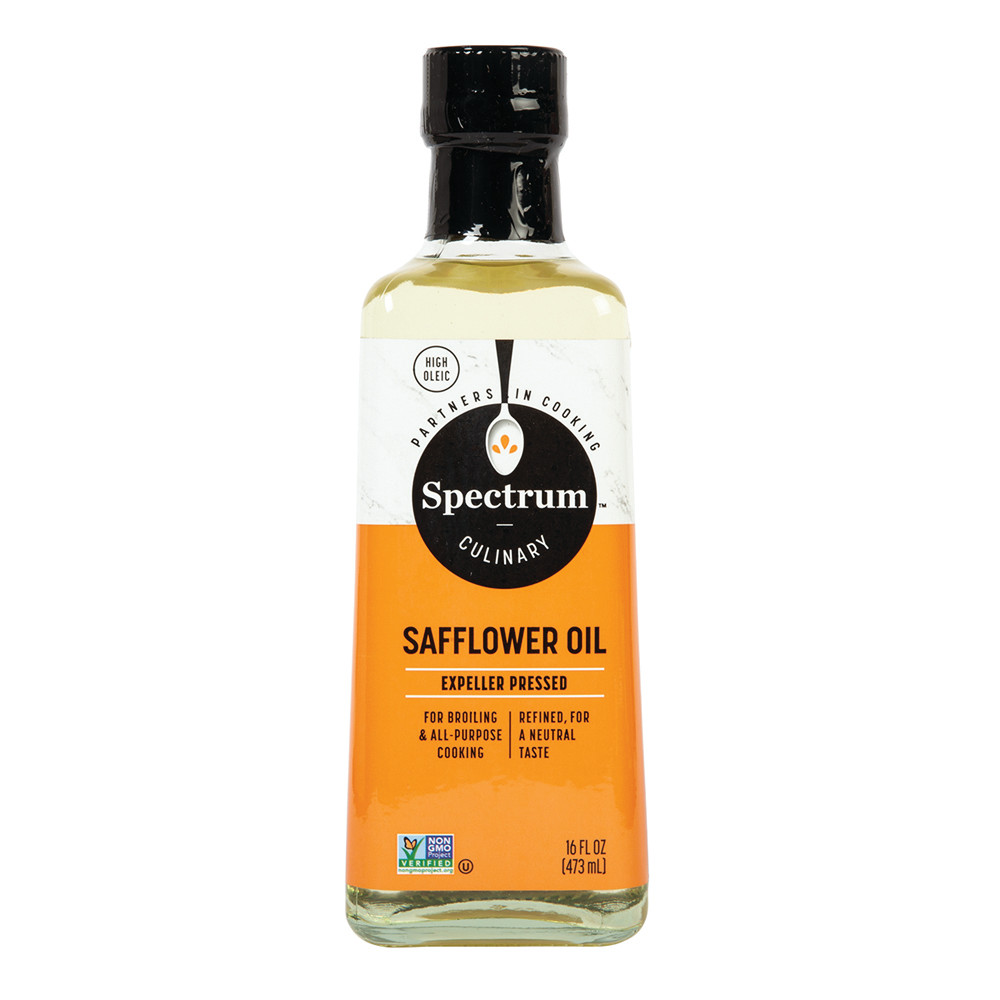 Spectrum Refined Hi Heat Safflower Oil 16 oz Bottle Nassau Candy