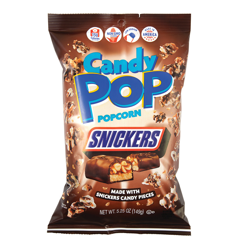 Candy Pop Snickers 5.25 oz Bag | Nassau Candy