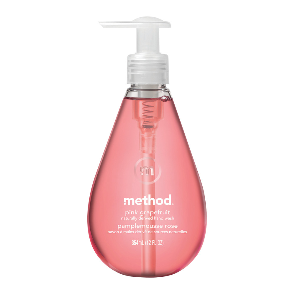 Method Pink Grapefruit Hand Wash Gel 12 oz Pump Bottle Nassau Candy