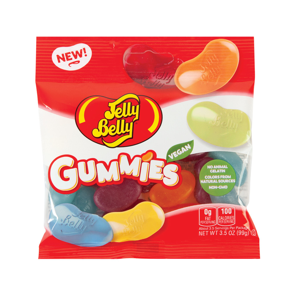 Jelly Belly Gummies 3.5 oz Peg Bag | Nassau Candy