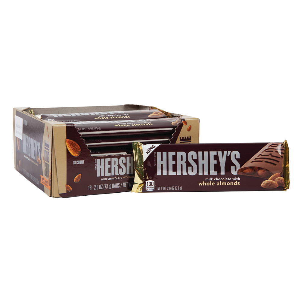 Hershey's Milk Chocolate with Almonds King Size Bar - Shop Candy