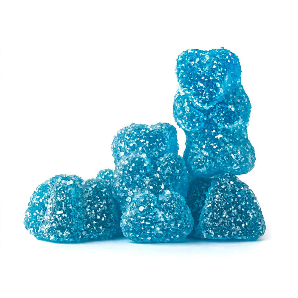 Clever Candy Sour Blastin Blue Raspberry Gummy Fun Bears Nassau Candy 1002