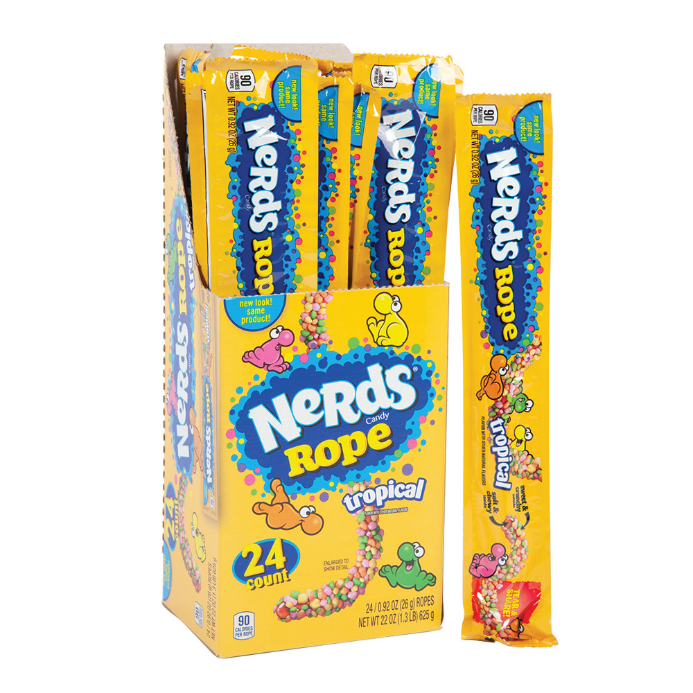 Nerds Candy, Rope, Rainbow - 0.92 oz