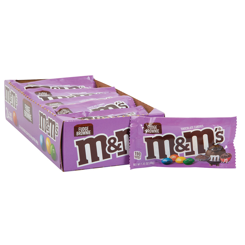 M&M's Fudge Brownie Chocolate Candies Share Size (Case of 24