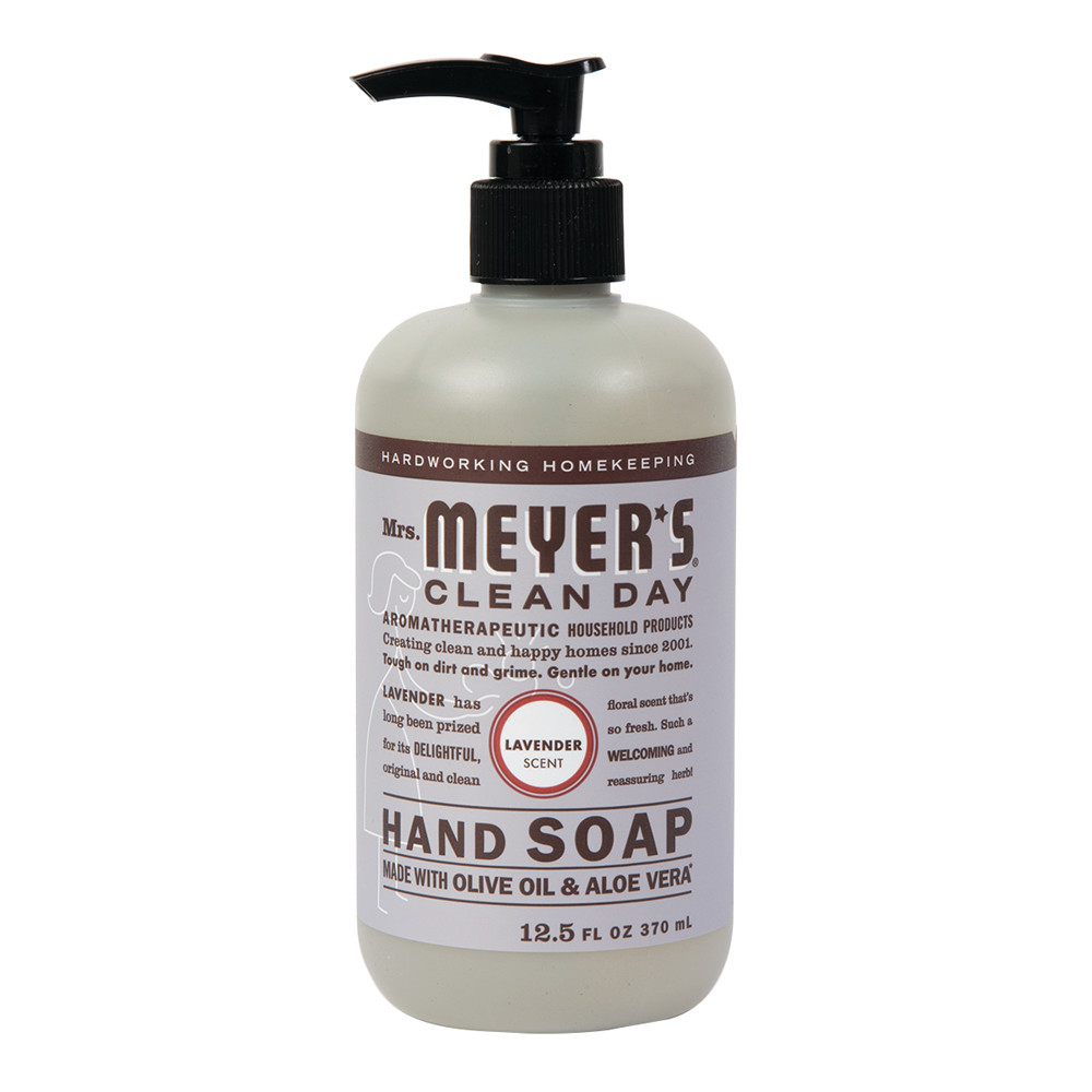 Mrs. Meyer's Lavender Liquid Hand Soap 12.5 oz Pump Bottle Nassau Candy