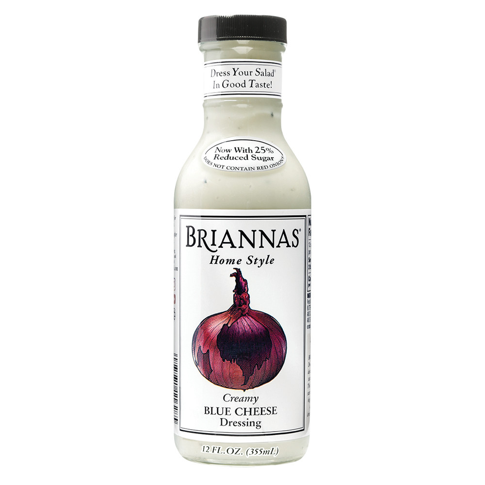 Briannas Blue Cheese Dressing 12 oz Bottle Nassau Candy