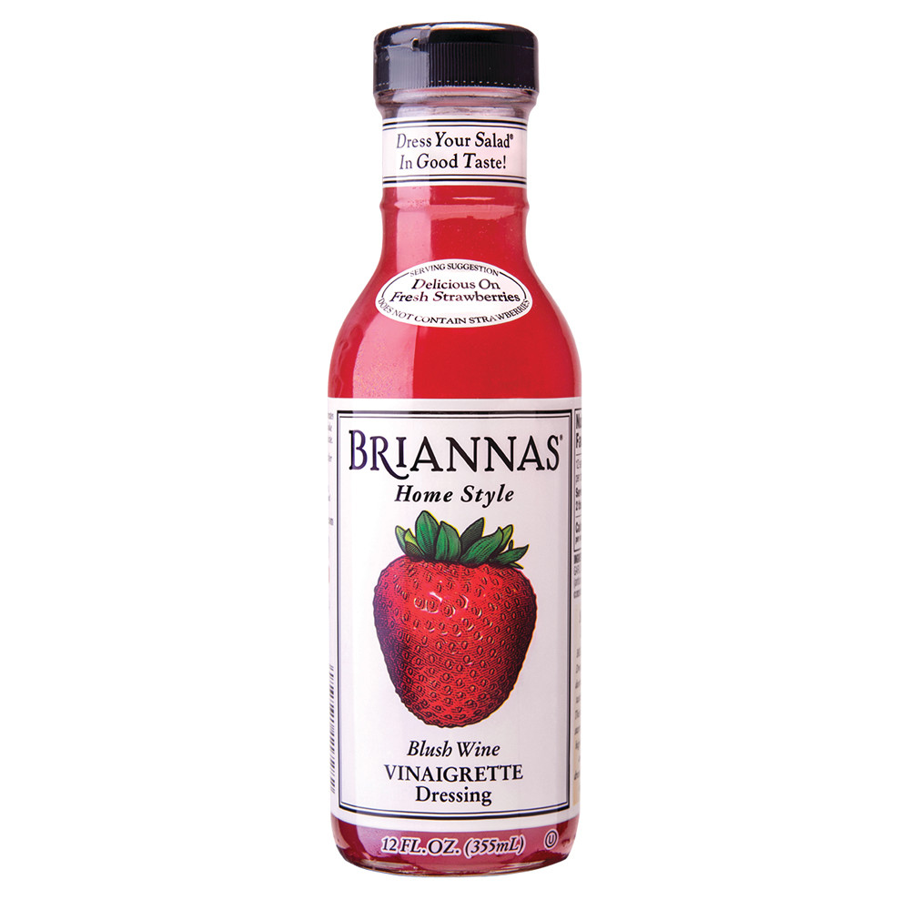 Briannas Blush Wine Vinaigrette Dressing 12 oz Bottle Nassau Candy