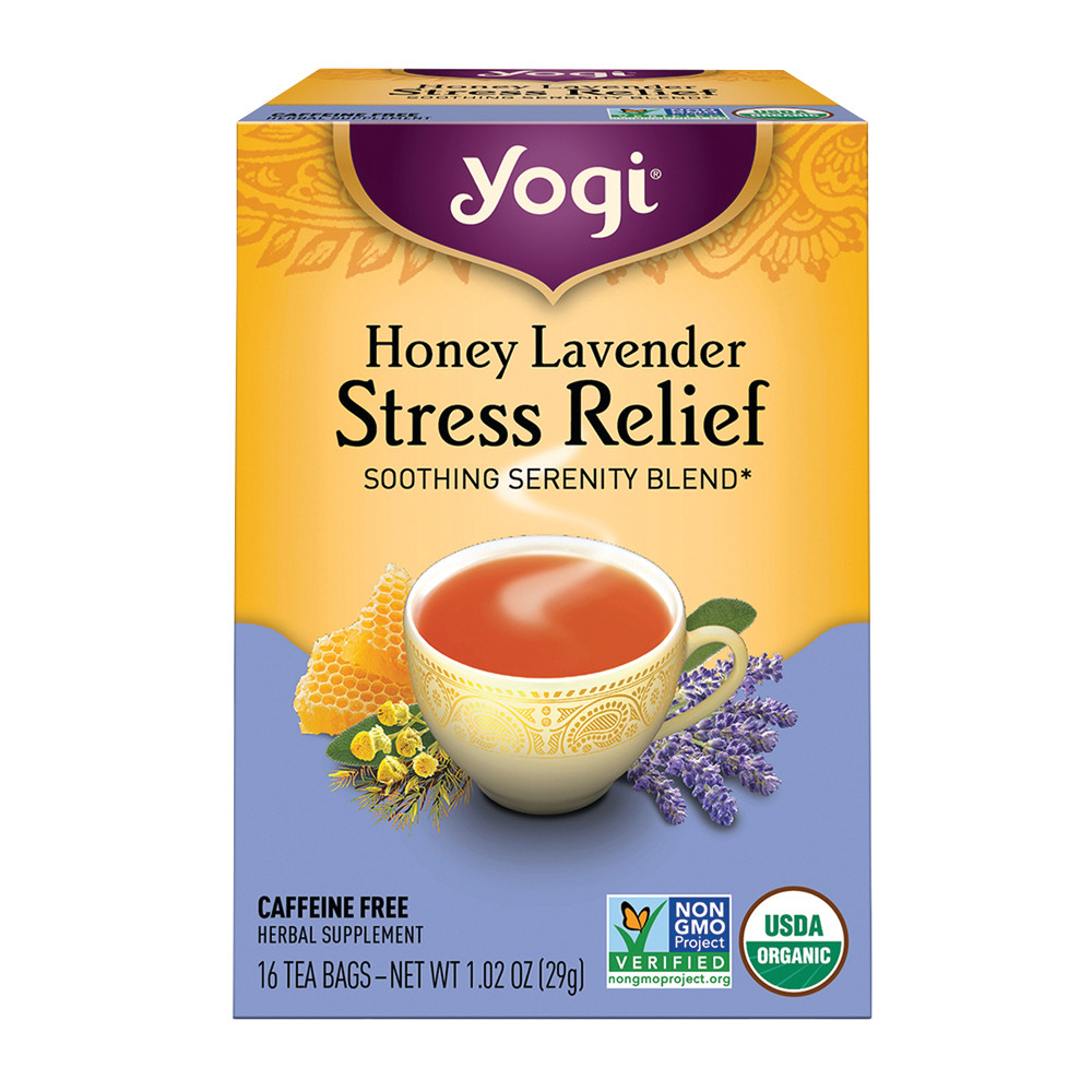 Yogi Tea Herbal Stress Relief, Honey Lavender 16 ct