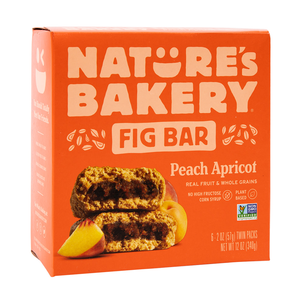 Nature's Bakery Peach Apricot Fig Bar 12 oz - 6 Pack