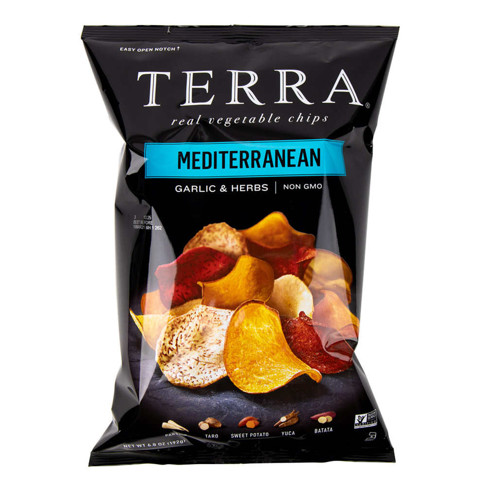 Terra Chips Exotic Mediterranean Chips 6.8 oz Bag Nassau Candy