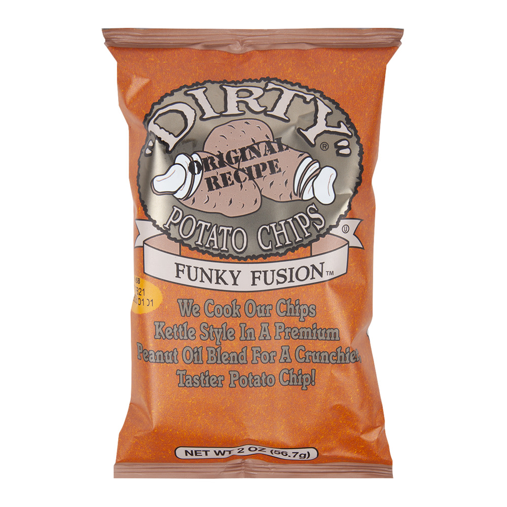 DIRTY POTATO CHIPS FUNKY FUSION 2 oz Nassau Candy