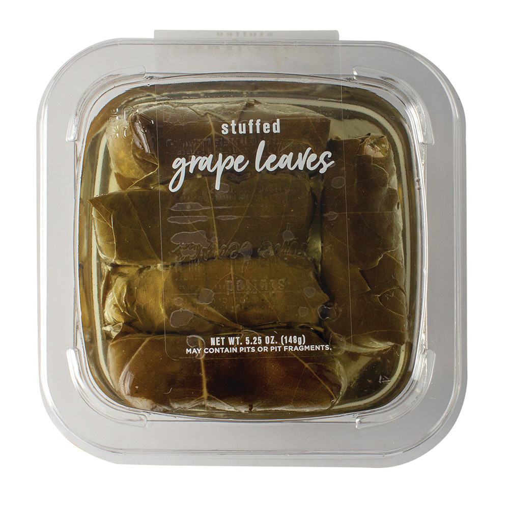Delallo Stuffed Grape Leaves 5.25 oz Tub Nassau Candy
