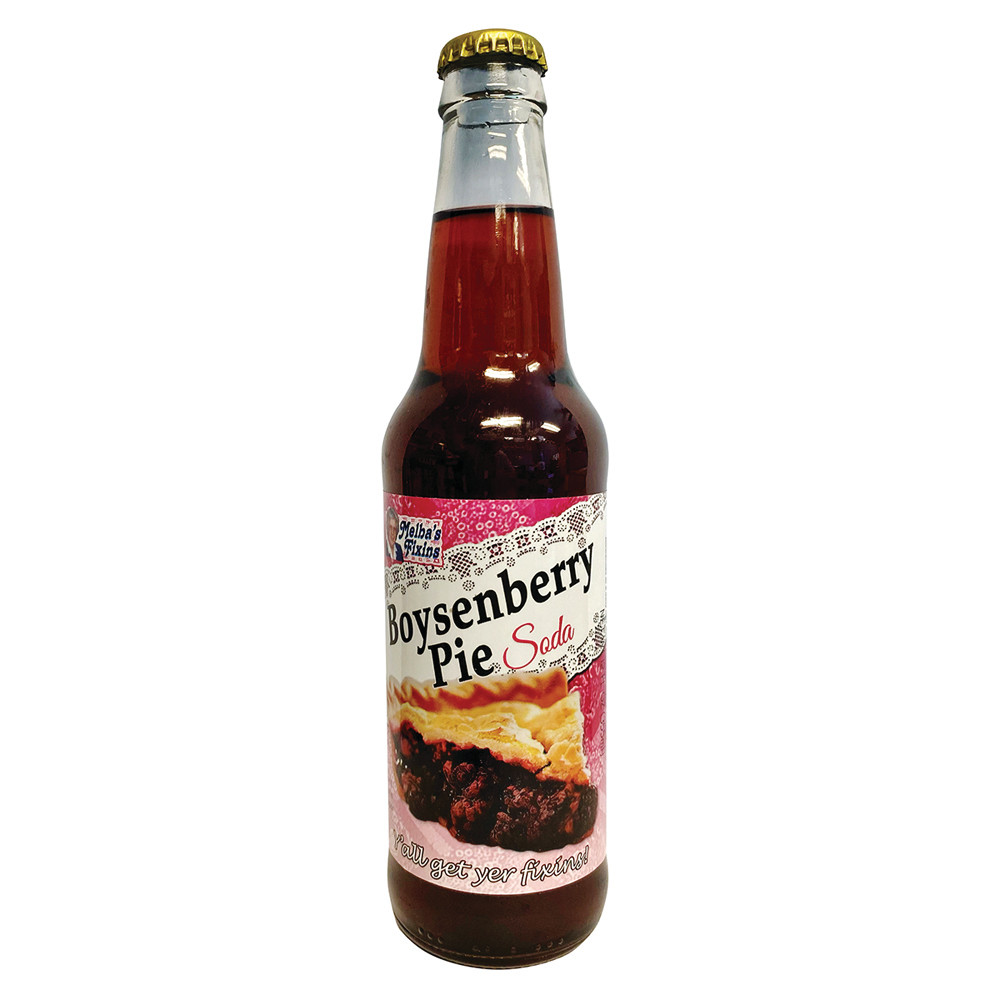Melba's Fixins Boysenberry Soda 12 oz Bottle Nassau Candy