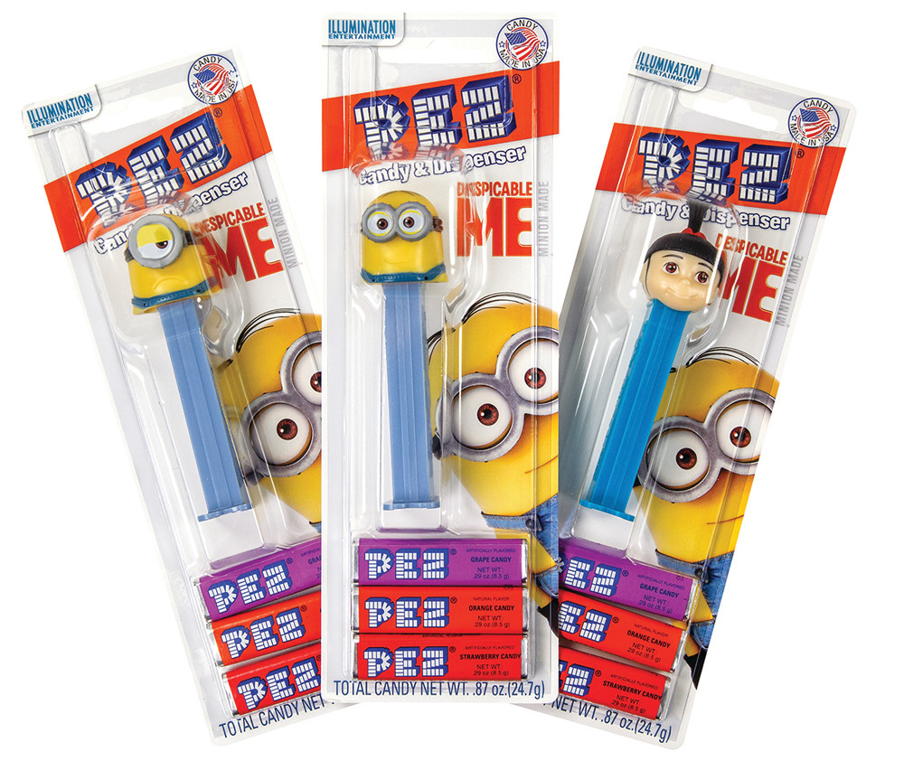 PEZ Despicable Me Assortment Blister Pack 0.87 oz | Nassau Candy