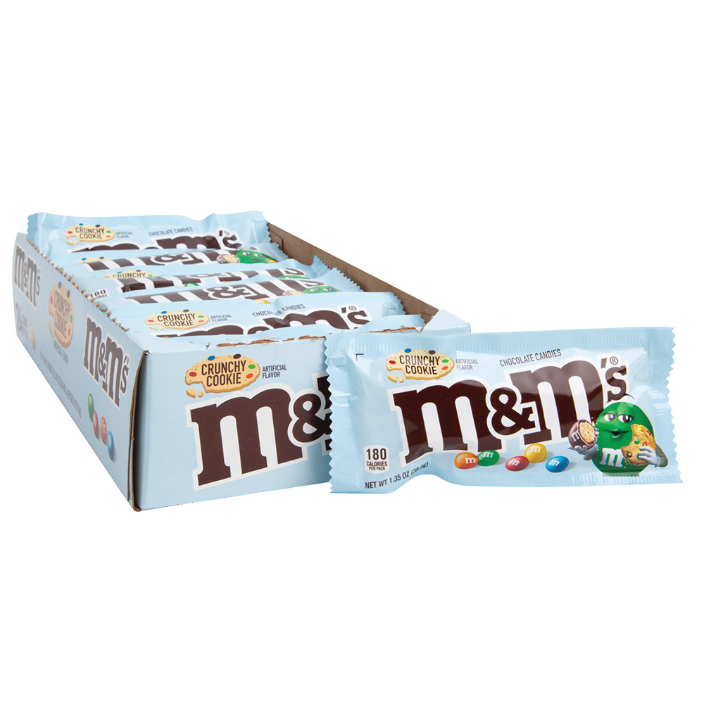 M&M's Crunchy Cookie Milk Chocolate Candy, Share Size - 2.83 oz Bag